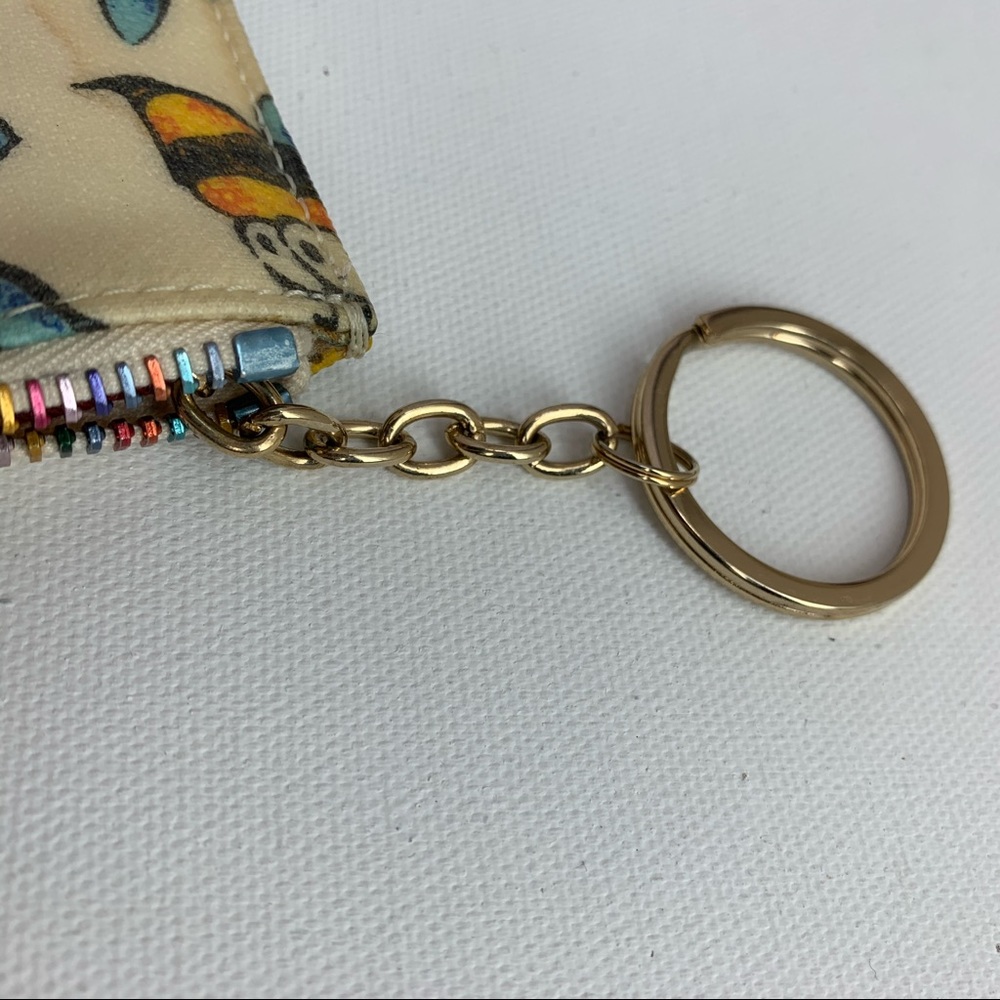 •Dooney & Bourke• Vintage Bumblebee Zip Card Pouch - Picture 4 of 5